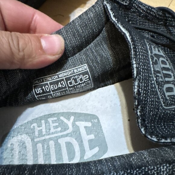 Hey Dude Wally Stretch Midnight Bunker Men Size 19 Black main image 9